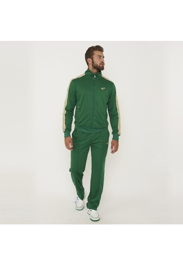 LEGEA - Komplet sportowy UNIVERSAL STELLAR. Kolor: beżowy, wielokolorowy, zielony. Materiał: dresówka. Sport: fitness