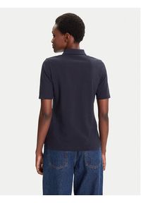 GANT - Gant Polo Shield 4202231 Granatowy Slim Fit. Typ kołnierza: polo. Kolor: niebieski. Materiał: bawełna #5