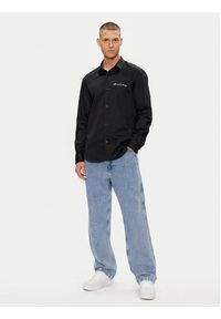 Armani Exchange Koszula 8NZC99 ZN10Z 1200 Czarny Slim Fit. Kolor: czarny. Materiał: bawełna #3