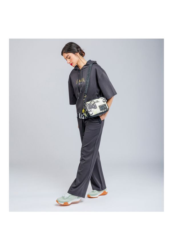 Limonkowa Torebka Anekke Stylowa Listonoszka Damska. Kolor: zielony. Wzór: aplikacja. Styl: elegancki