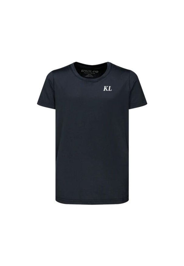 KINGSLAND - Koszulka dla dzieci Kingsland. Kolor: niebieski. Sport: jeździectwo