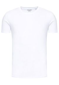 Jack & Jones - Jack&Jones T-Shirt Organic Basic 12156101 Biały Slim Fit. Kolor: biały. Materiał: bawełna