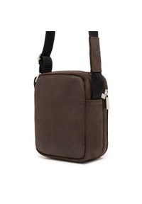 BRODRENE - Saszetka Brødrene BL04 Ciemny Brązowy. Kolor: brązowy. Materiał: skóra #1