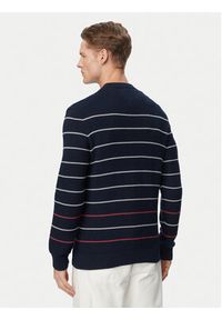 Tommy Jeans Sweter DM0DM23384 Granatowy Slim Fit. Kolor: niebieski. Materiał: bawełna #4