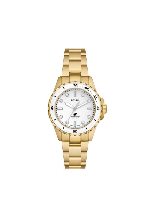 Fossil Zegarek Blue ES5350 Złoty. Kolor: złoty