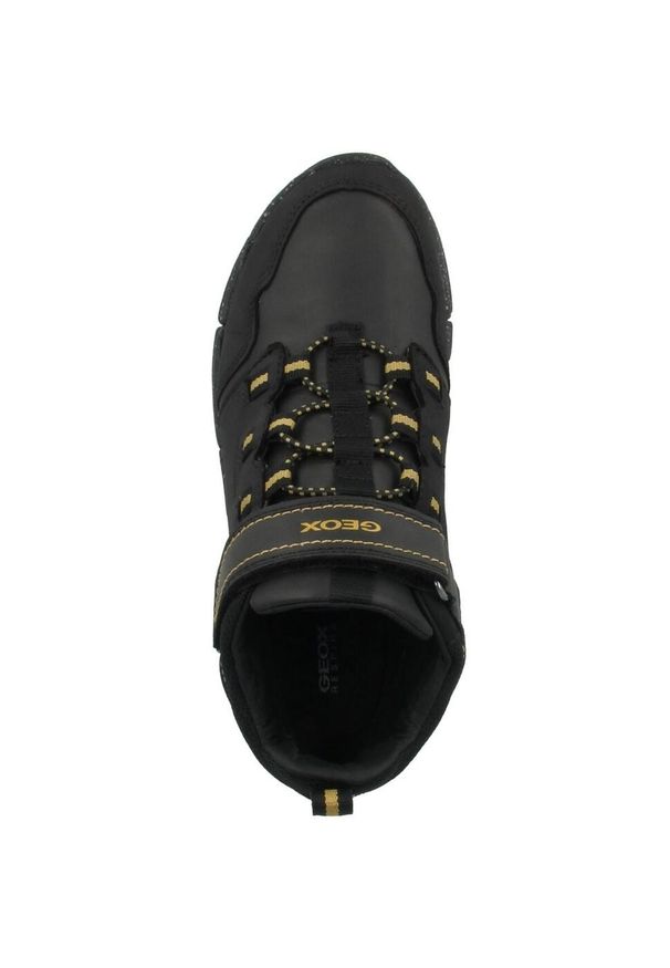 Buty Geox Model J Flexyper Boy B Abx Kolor Czarny. Kolor: czarny. Materiał: tkanina, skóra. Sport: turystyka piesza
