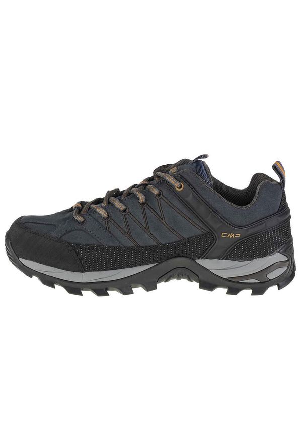 Buty trekkingowe męskie, CMP Rigel Low. Zapięcie: sznurówki. Kolor: niebieski. Materiał: tkanina, materiał, skóra, syntetyk. Szerokość cholewki: normalna