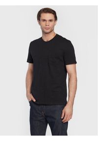 Zadig&Voltaire T-Shirt Stockholm Flamme JMTS00023 Czarny Regular Fit. Kolor: czarny. Materiał: bawełna #1