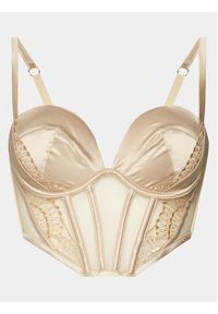 Hunkemöller Biustonosz bardotka Stella C&S Pp Ll 203478 Złoty. Kolor: złoty