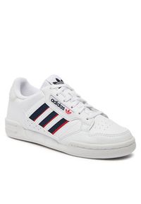 Adidas - adidas Sneakersy Continental 80 Stripes J FX6088 Biały. Kolor: biały. Materiał: skóra #5