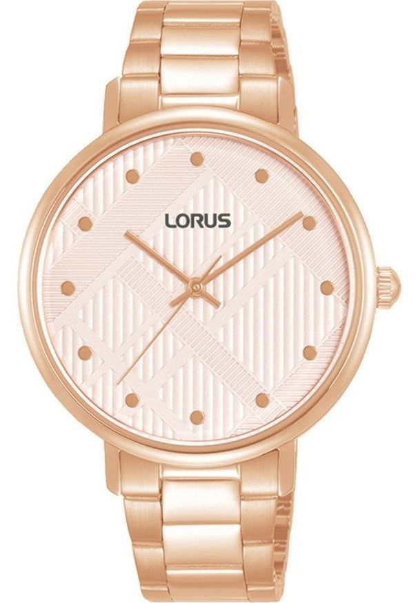 Zegarek Lorus Zegarek damski Lorus RG202VX9 różowe złoto. Kolor: złoty, wielokolorowy, różowy