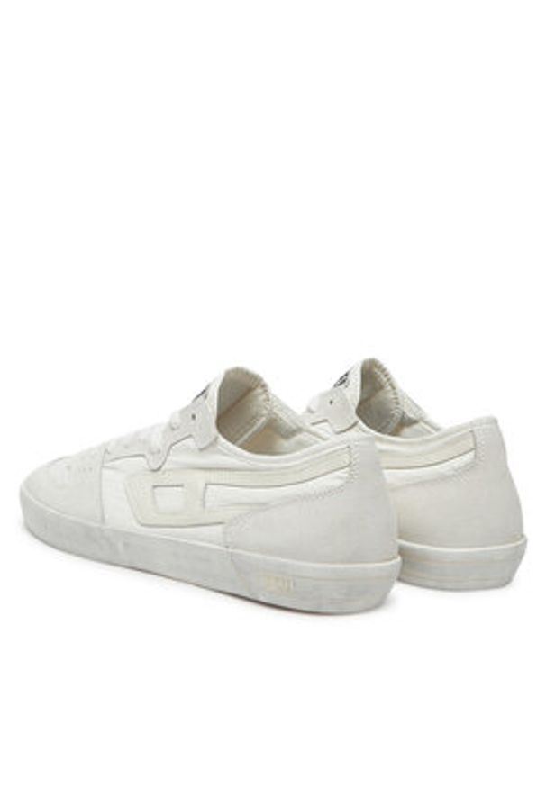 Diesel Sneakersy S-Leroji D-1 Low Y03489P8119 Biały. Kolor: biały. Materiał: zamsz, skóra
