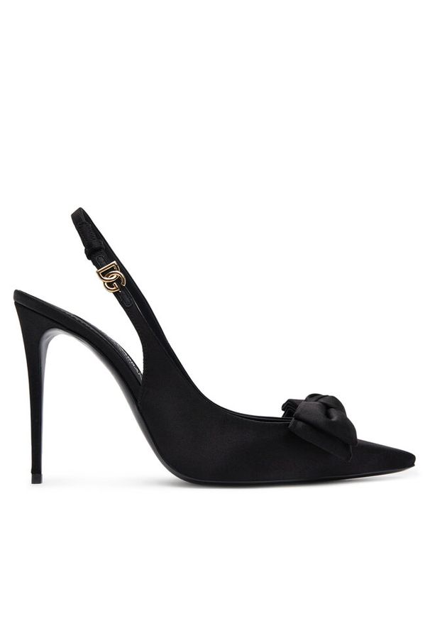 DOLCE & GABBANA - Szpilki Dolce&Gabbana. Kolor: czarny. Obcas: na szpilce