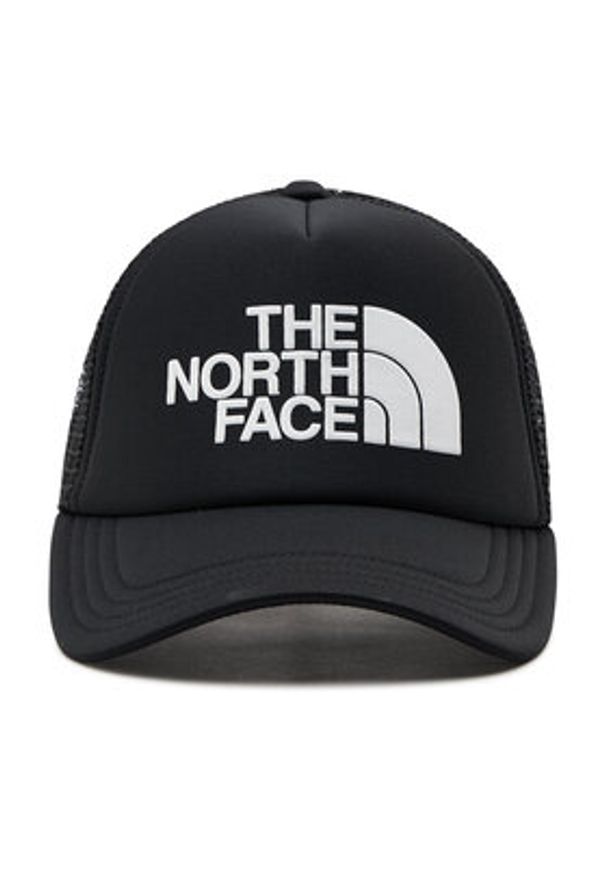The North Face Czapka z daszkiem Tnf Logo Trucker NF0A3FM3KY41 Czarny. Kolor: czarny. Materiał: materiał