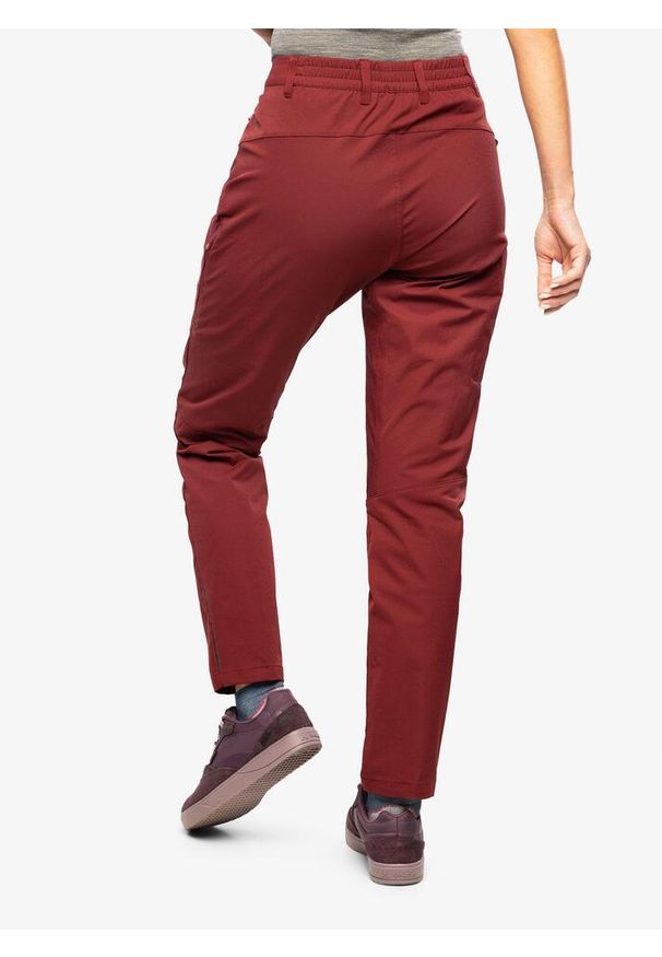 Fjällräven - Spodnie damskie Fjallraven/Specialized Riders Hybrid Trousers. Kolor: czerwony. Długość: długie