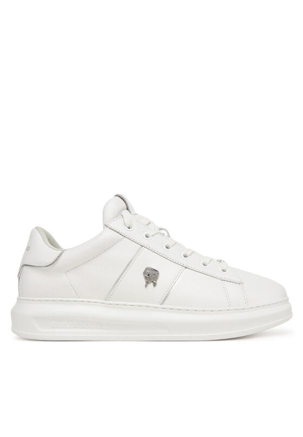 Karl Lagerfeld - KARL LAGERFELD Sneakersy KL52534A Biały. Kolor: biały. Materiał: skóra