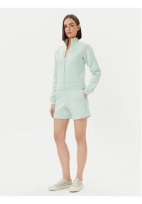 Guess Szorty sportowe V2YD10 K7UW2 Zielony Regular Fit. Kolor: zielony. Materiał: wiskoza
