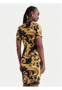 Versace Jeans Couture Sukienka codzienna 80HAO939 JS553 Czarny Slim Fit. Okazja: na co dzień. Kolor: czarny. Materiał: bawełna. Typ sukienki: proste. Styl: casual #2