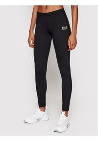 EA7 Emporio Armani Legginsy 8NTP63 TJ01Z 0200 Czarny Slim Fit. Kolor: czarny. Materiał: bawełna #1