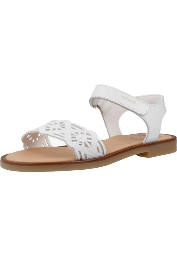 Pablosky - Sandały PABLOSKY 437900P Biały. Kolor: biały. Materiał: tkanina, skóra