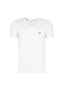 Emporio Armani T-shirt | 112010 4F511 | Mężczyzna | Biały. Kolor: biały. Materiał: elastan. Styl: elegancki