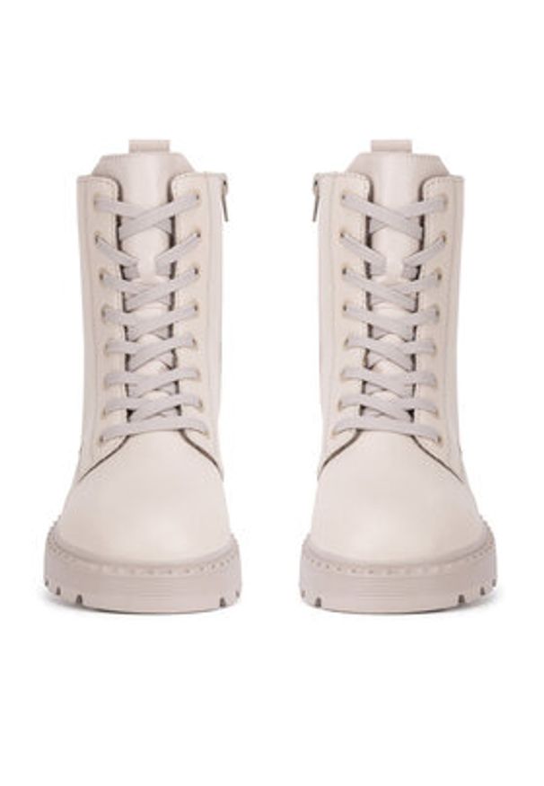 Rieker Trzewiki 70401-60 Beżowy. Kolor: beżowy. Materiał: skóra, syntetyk