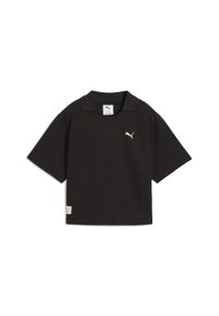 Puma - Damska koszulka polo PUMA Class o luźnym kroju PUMA. Typ kołnierza: polo. Kolor: czarny. Styl: sportowy #1