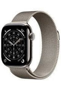 APPLE - Smartwatch Apple Watch 11 GPS + Cellular 42mm Natural Titanium Milanese Loop Szary (MF8P4WF/A). Rodzaj zegarka: smartwatch. Kolor: szary #1