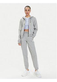 Adidas - adidas Bluza ALL SZN Fleece IW1238 Szary Regular Fit. Kolor: szary. Materiał: bawełna #4