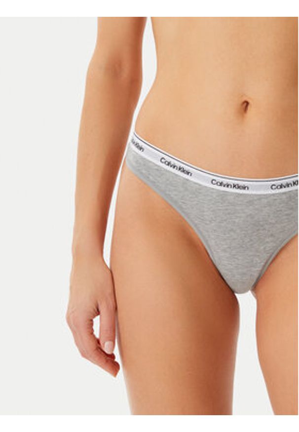 Calvin Klein Underwear Komplet stringów 000QD5209E Kolorowy. Materiał: bawełna. Wzór: kolorowy