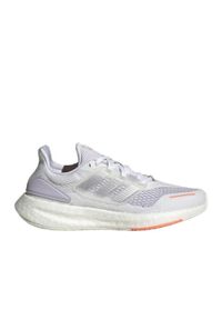 Adidas - Buty do biegania adidas Pureboost 22 Białe. Kolor: wielokolorowy, szary, biały. Materiał: materiał. Sport: bieganie #1
