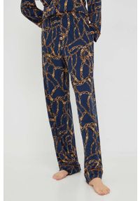 DKNY - Dkny piżama damska kolor granatowy. Kolor: niebieski #3