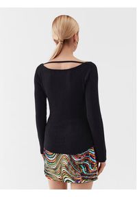 Guess Sweter W3YR25 Z37J2 Czarny Regular Fit. Kolor: czarny. Materiał: wiskoza #5