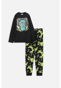COCCODRILLO - Coccodrillo piżama bawełniana dziecięca x Scooby Doo kolor czarny wzorzysta. Kolor: czarny. Materiał: bawełna. Długość: długie #1