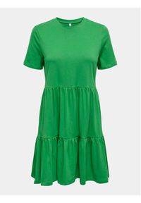 only - ONLY Sukienka codzienna May 15286934 Zielony Regular Fit. Okazja: na co dzień. Kolor: zielony. Materiał: bawełna. Typ sukienki: proste. Styl: casual
