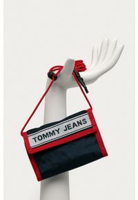 Tommy Jeans - Portfel. Kolor: niebieski. Materiał: materiał. Wzór: gładki #1