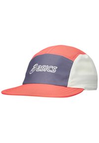 Asics - Czapka męska 3013B004-700. Kolor: czerwony. Materiał: poliester