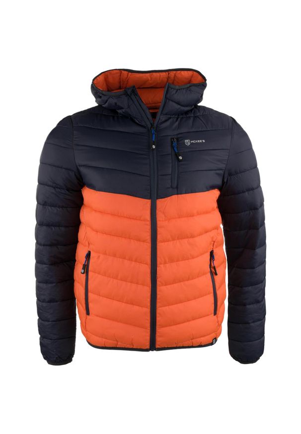 ZONE PERFECT - Zimowa kurtka McKees Men - Ciepła i Wodoodporna dla Mężczyzn. Kolor: pomarańczowy. Sezon: zima. Sport: turystyka piesza