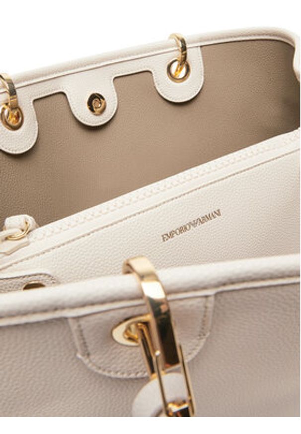 Emporio Armani Torebka EW000360 AF12036 M1051 Écru. Materiał: skórzane