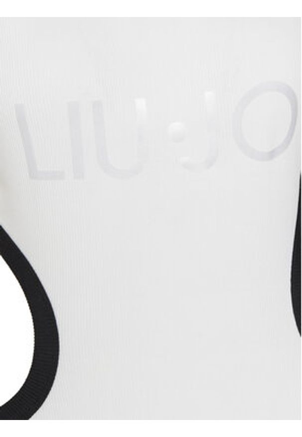 Liu Jo Sukienka letnia VA5043 J4822 Biały Regular Fit. Kolor: biały. Materiał: bawełna. Sezon: lato