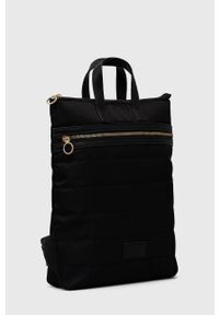 Answear Lab Plecak damski kolor czarny duży gładki. Kolor: czarny. Wzór: gładki. Styl: wakacyjny #5