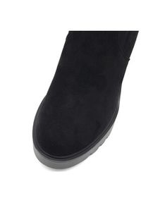 DeeZee Botki VANESSA WS057-05 Czarny. Kolor: czarny. Materiał: materiał #6