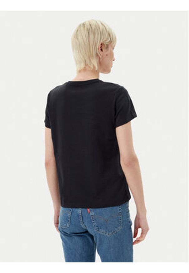 Levi's® T-Shirt Perfect 17369-2930 Czarny Regular Fit. Kolor: czarny. Materiał: bawełna