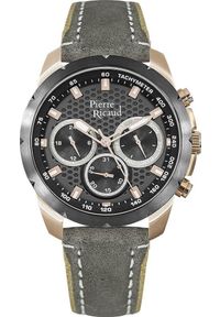Zegarek Pierre Ricaud Zegarek męski Pierre Ricaud P97210.R216QF szary. Kolor: szary #1