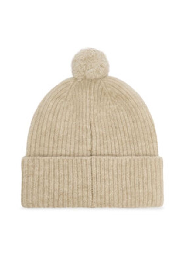 Calvin Klein Czapka Embroidery Airy K60K612586 Beżowy. Kolor: beżowy. Materiał: wełna