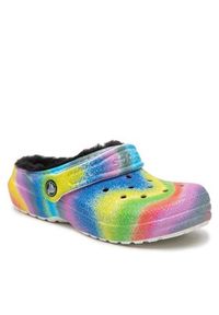 Crocs Klapki Classic Lined Spray Dye Clog K 208081 Kolorowy. Wzór: kolorowy #5