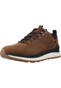 Geox - Kapcie GEOX U SPHERICA ACTIF X2 Brązowy. Kolor: brązowy. Materiał: tkanina, skóra. Sport: turystyka piesza