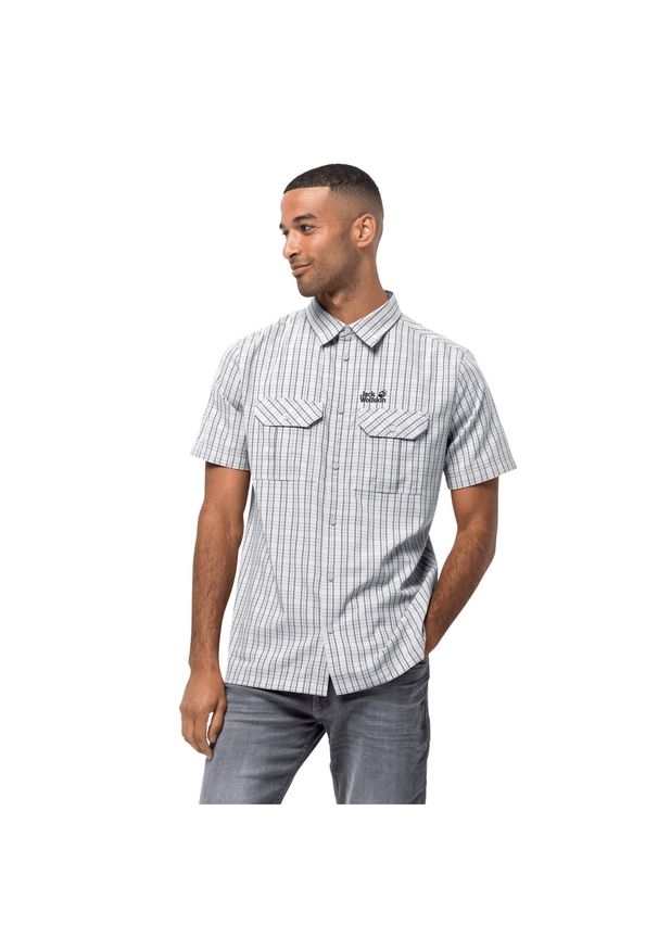 Koszula Jack Wolfskin Thompsonen. Kolor: biały. Sport: turystyka piesza