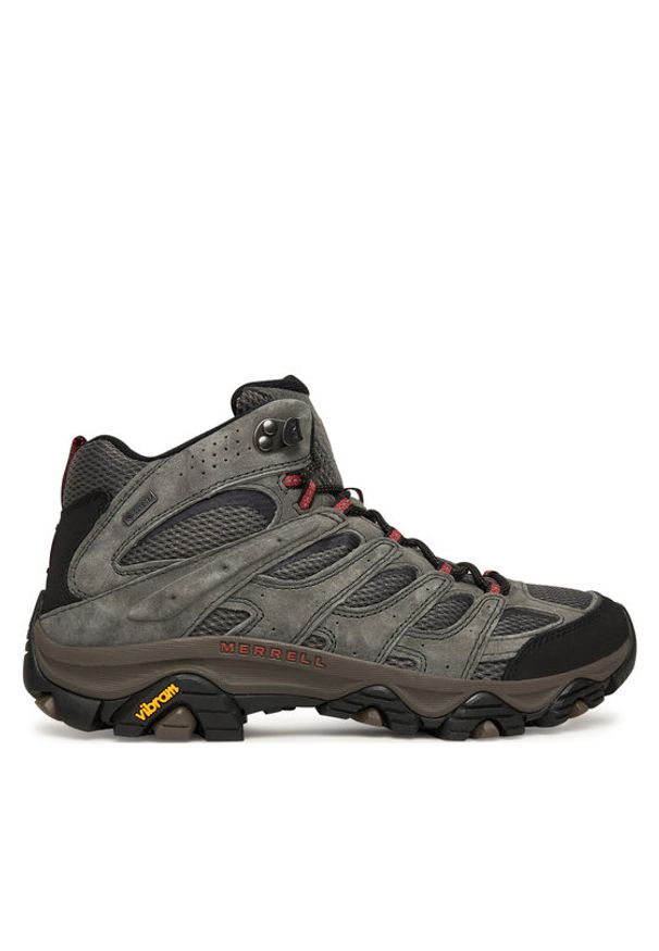 Merrell Trekkingi Moab 3 Mid GORE-TEX J035785 Szary. Kolor: szary. Materiał: skóra, zamsz. Technologia: Gore-Tex. Sport: turystyka piesza