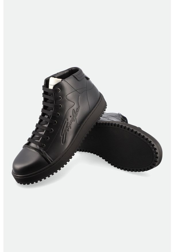 Emporio Armani - SNEAKERSY EMPORIO ARMANI. Wzór: aplikacja